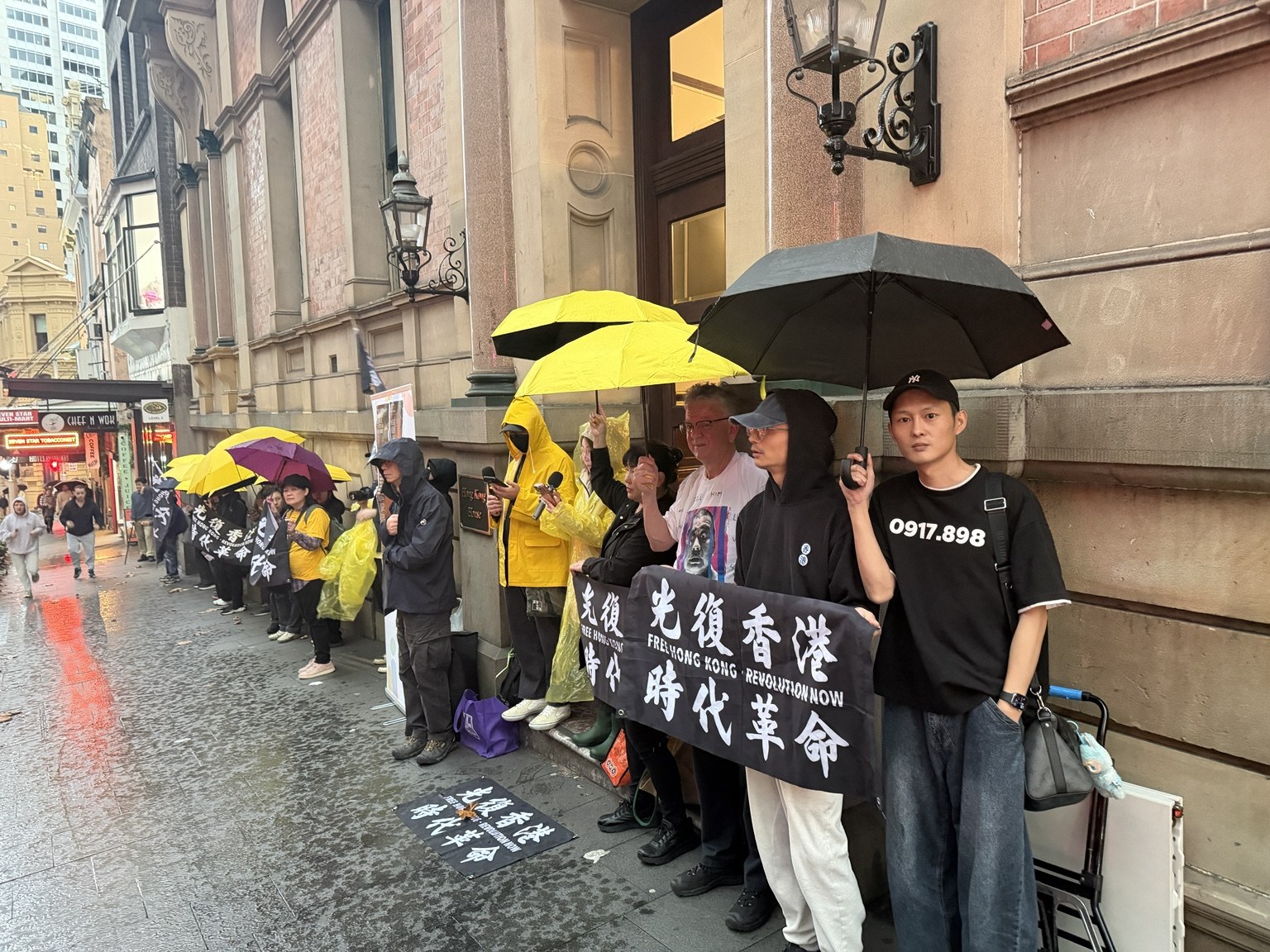 中国民主进步联盟成员纪懿宸参加悉尼活动