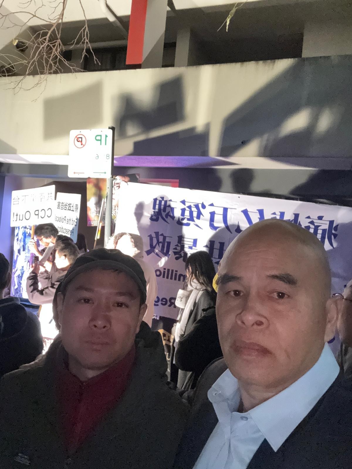 活动现场自拍记录